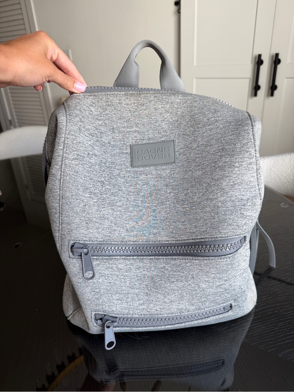 Dagne Dover Grey Large Diaper Backpack